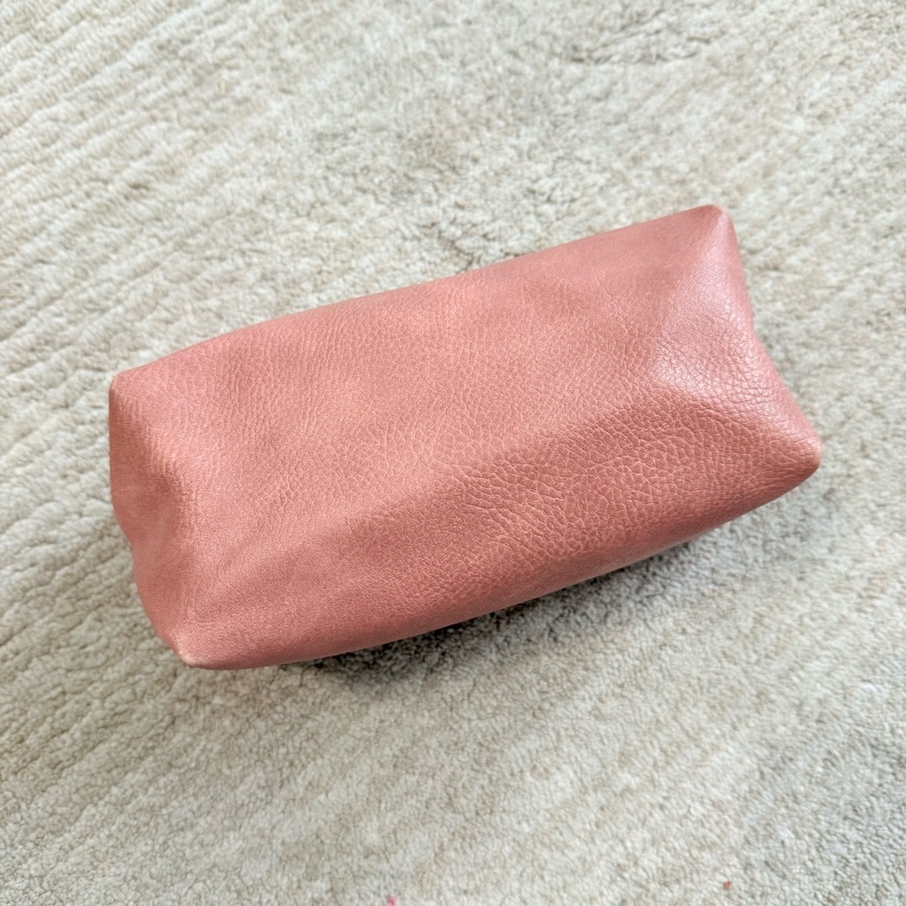 Mulberry Dusty Rose Leather Personal Pouch Bag with Gold Hardware - Picture 5 of 11